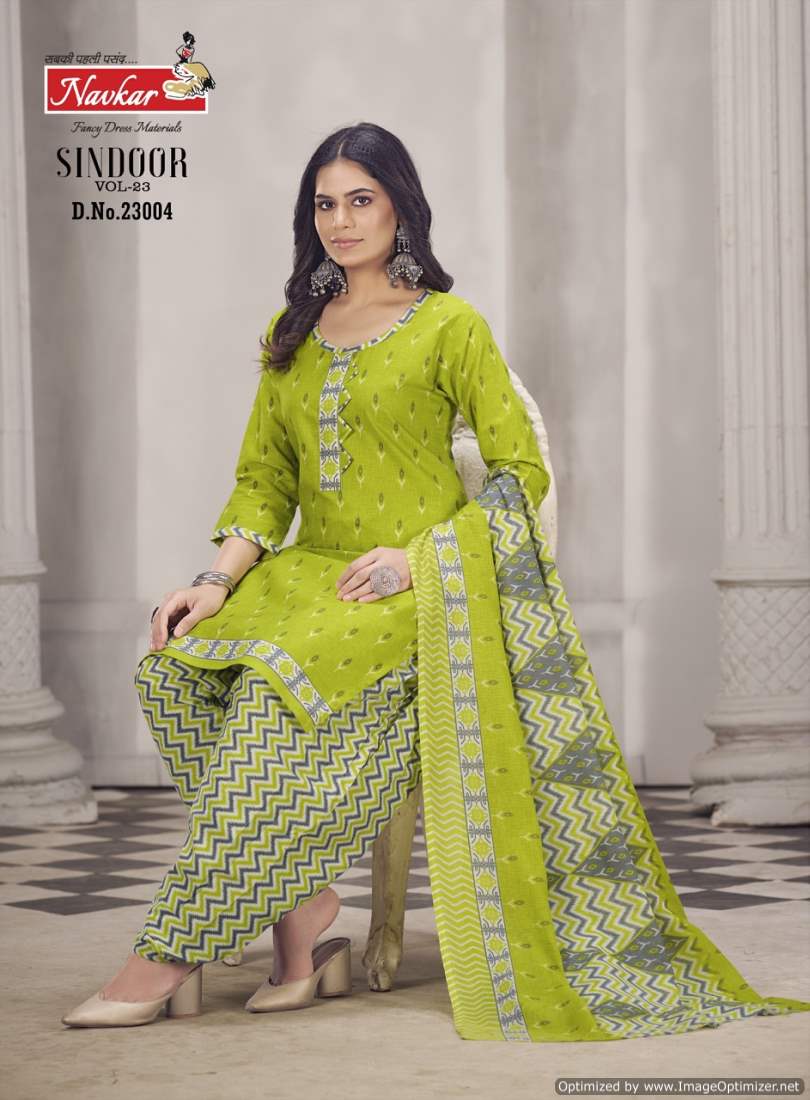 Sindoor Vol 23 By Navkar Pure Cotton Printed Readymade Dress Wholesale Shop In Surat